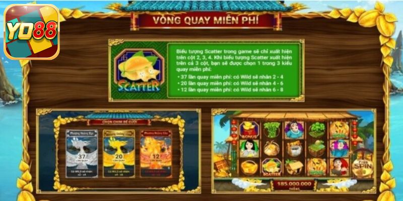 Các lượt quay miễn phí giúp người chơi tăng cơ hội chiến thắng